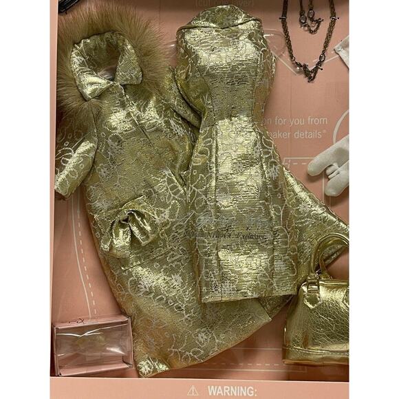 Barbie Dressmaker Details Couture 2009 A Golden Year Fashion #543 NBDCC Signed - Picture 1 of 7